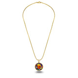 Fire Enamel  Marilyn Monroe Pattern Pendant