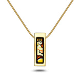 Fire Enamel Dream Pattern Pendant