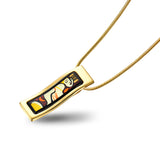 Fire Enamel Dream Pattern Pendant