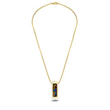 Fire Enamel Venice Night Pattern Pendant