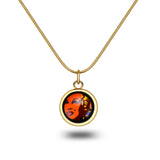 Fire Enamel Marilyn Monroe Pattern Pendant