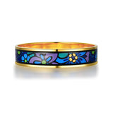 Fire Enamel  Season Pattern Bangle