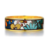 Fire Enamel Fleeting Time Bangle