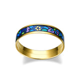 Fire Enamel  Season Pattern Bangle