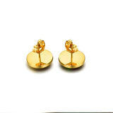 Fire Enamel Lucky Knot Pattern Earrings