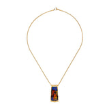 Fire Enamel Egypt Queen  Pattern Pendant