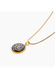 Fire Enamel Leopard Print Pattern Pendant